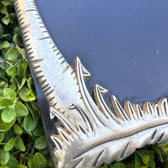 Godinger - Marble Silver Plated Cheese  - Charcuterie Board - Palm Tree - Picture 4 of 9